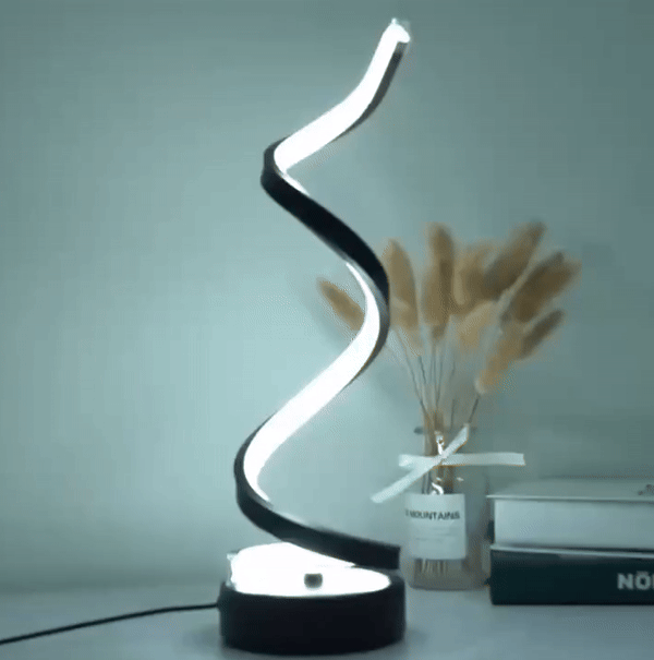 Modern Spiral LED Table Lamp